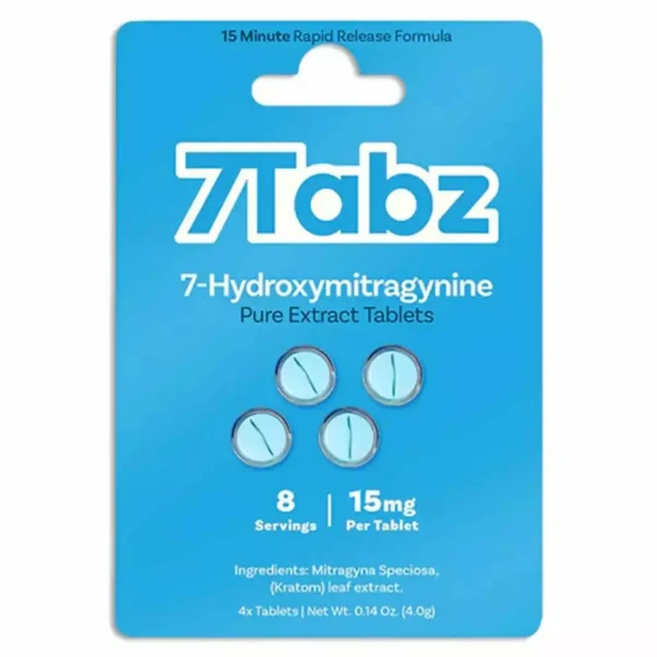 7Tabz - 7Hydroxy Tablets - Unflavored - 15mg - 4pk