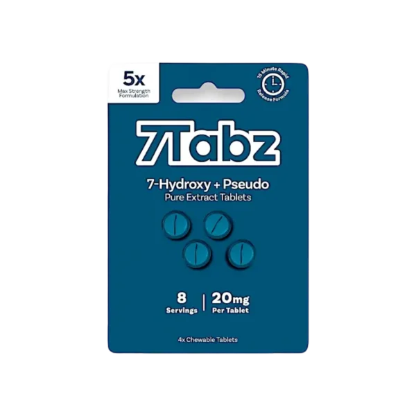 7Tabz - Pseudo + 7Hydroxy - Unflavored - 20mg - 4pk
