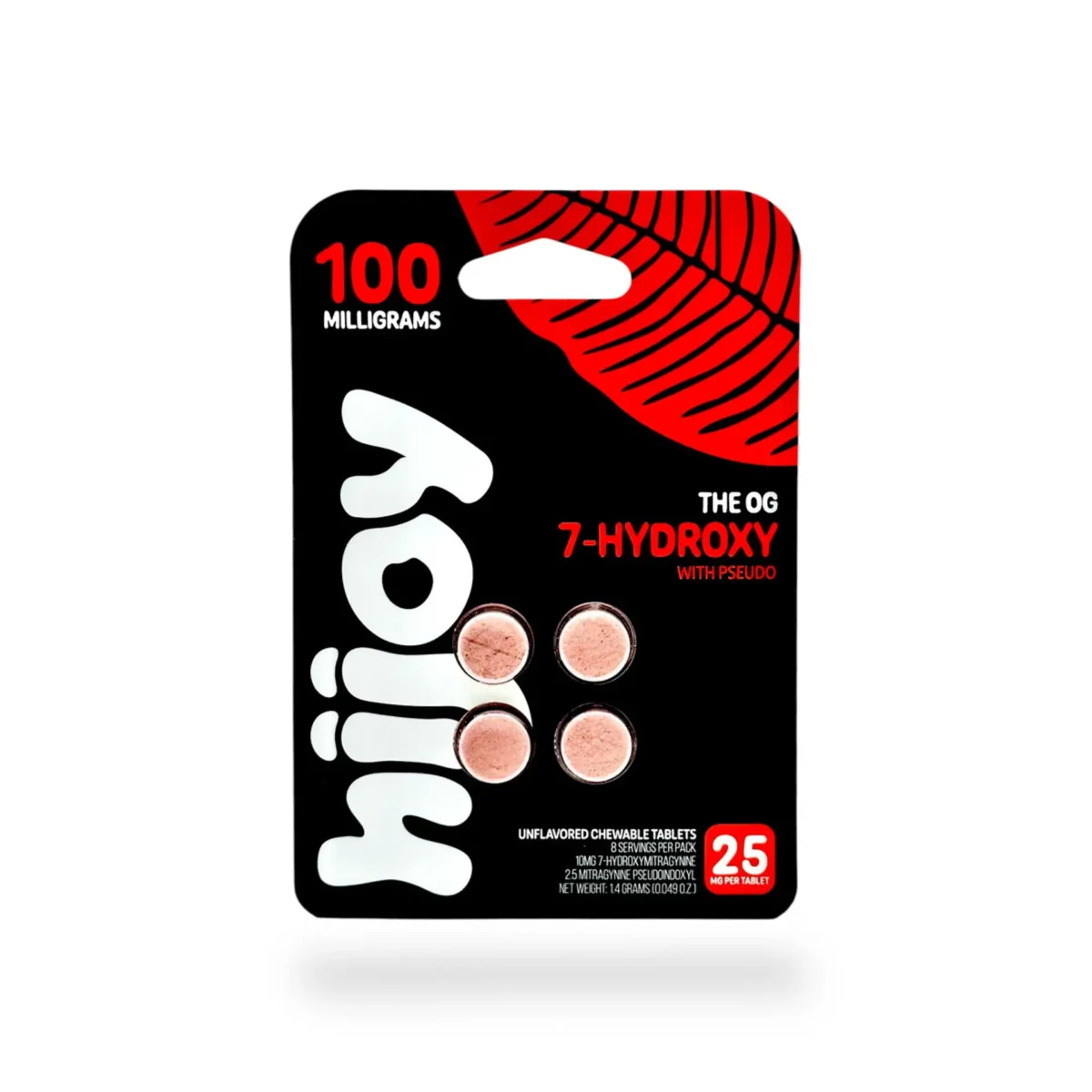 Hijoy - Psuedo + 7Hydroxy - The OG - 25mg - 4pk - Image 1